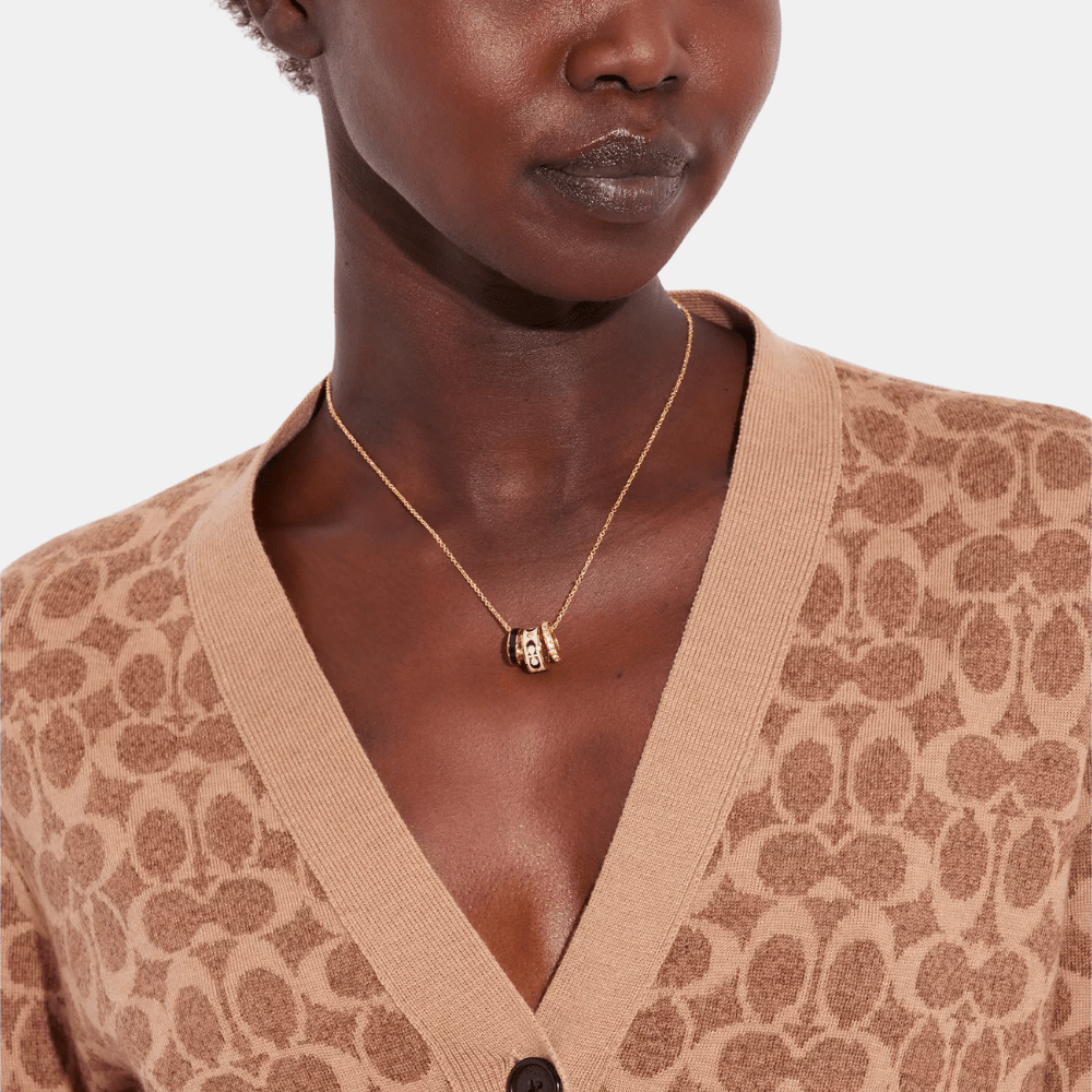 Coach Signature Enamel Rondell Necklace - DIVA ONLINE STORE