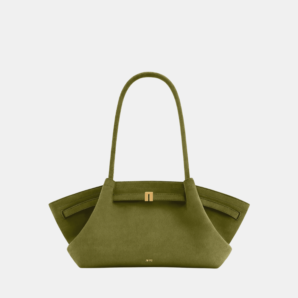 JW Pei Hana Wide Faux Suede Tote Bag - DIVA ONLINE STORE