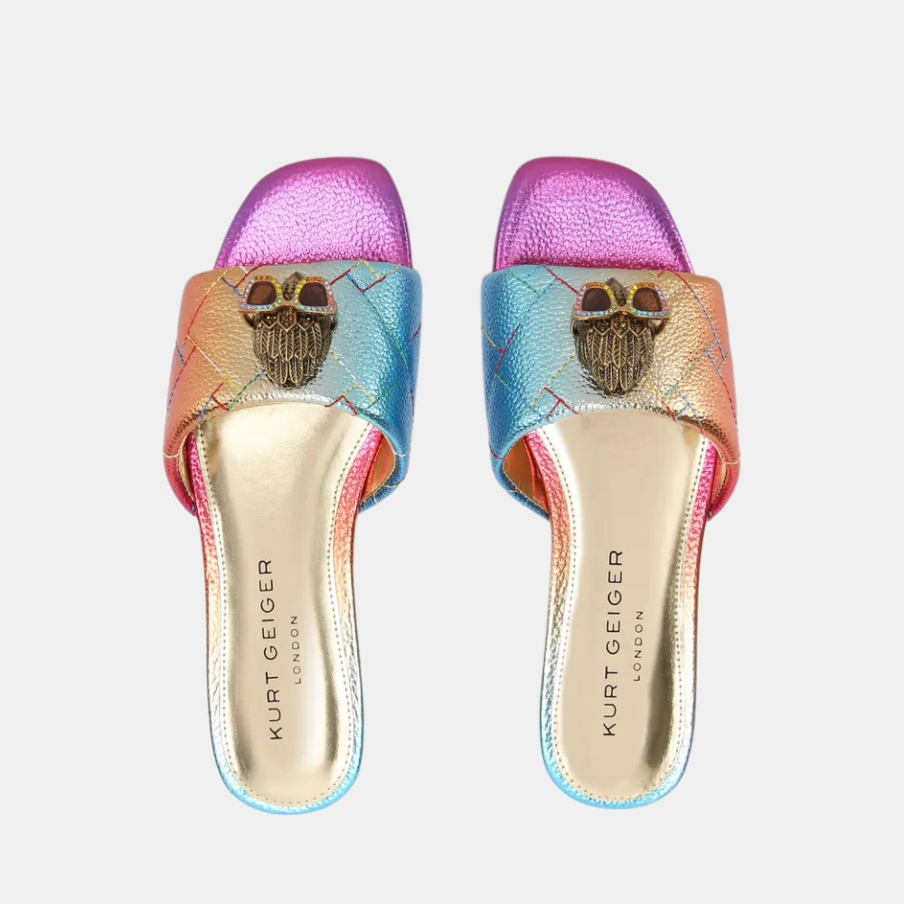 Kurt Geiger Kensington Flat Sandal (Rainbow)
