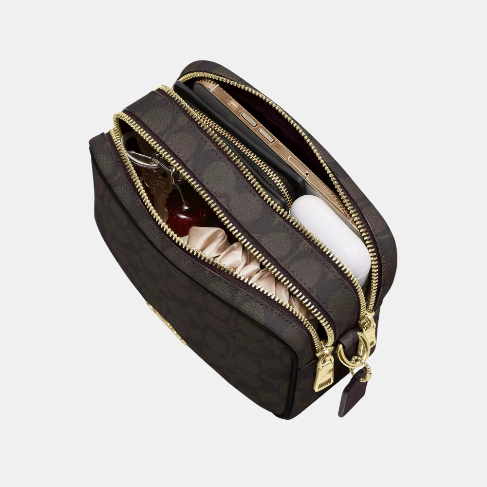 Coach Mini Carey Crossbody Bag In Signature Canvas