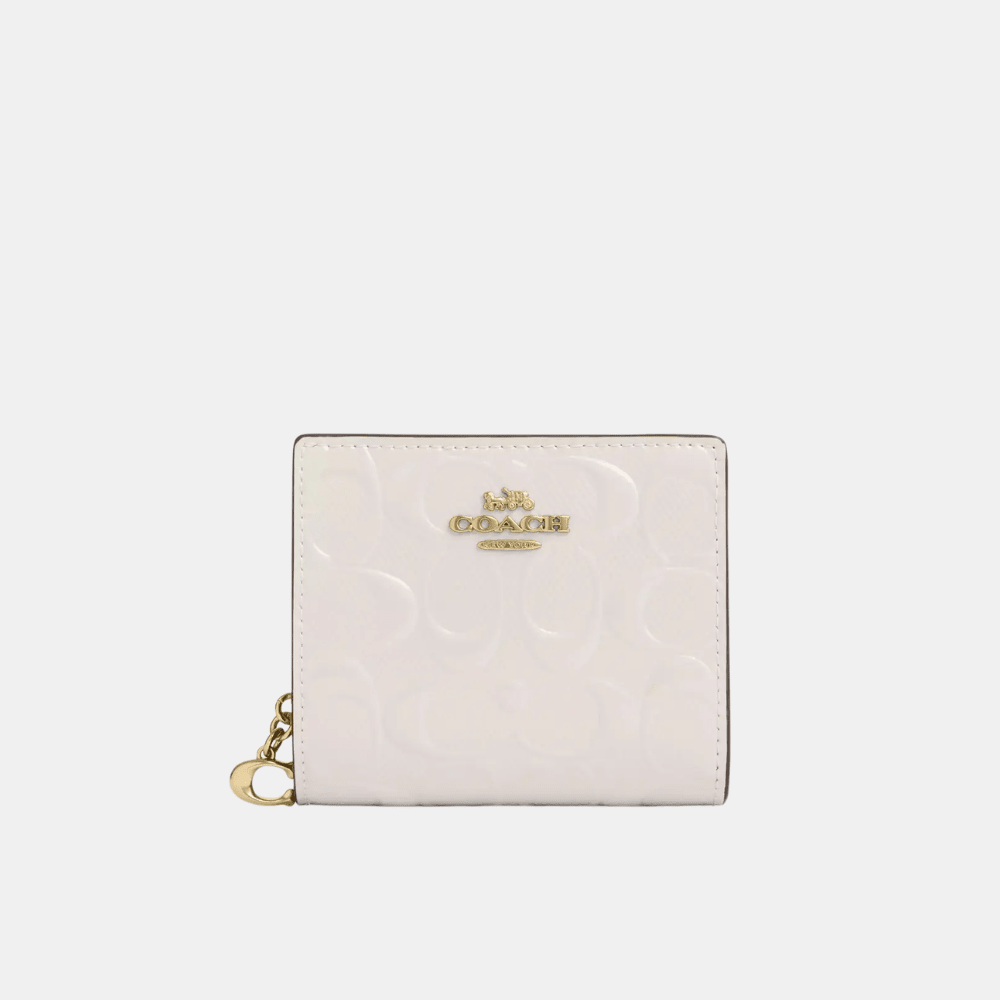Coach Snap Wallet In Signature Leather