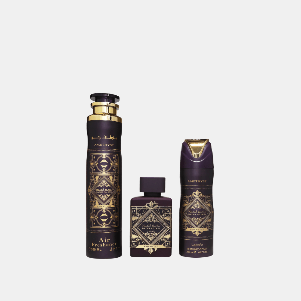Lattafa Badee Al Oud Amethyst Gift Set For Unisex - DIVA ONLINE STORE