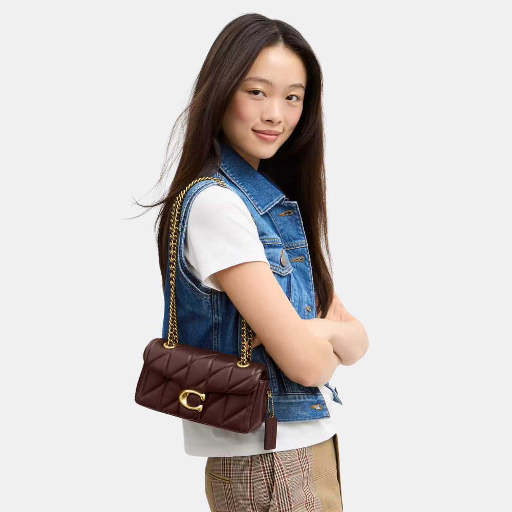 Coach Quilted Tabby 20 Shoulder Bag (Maple)