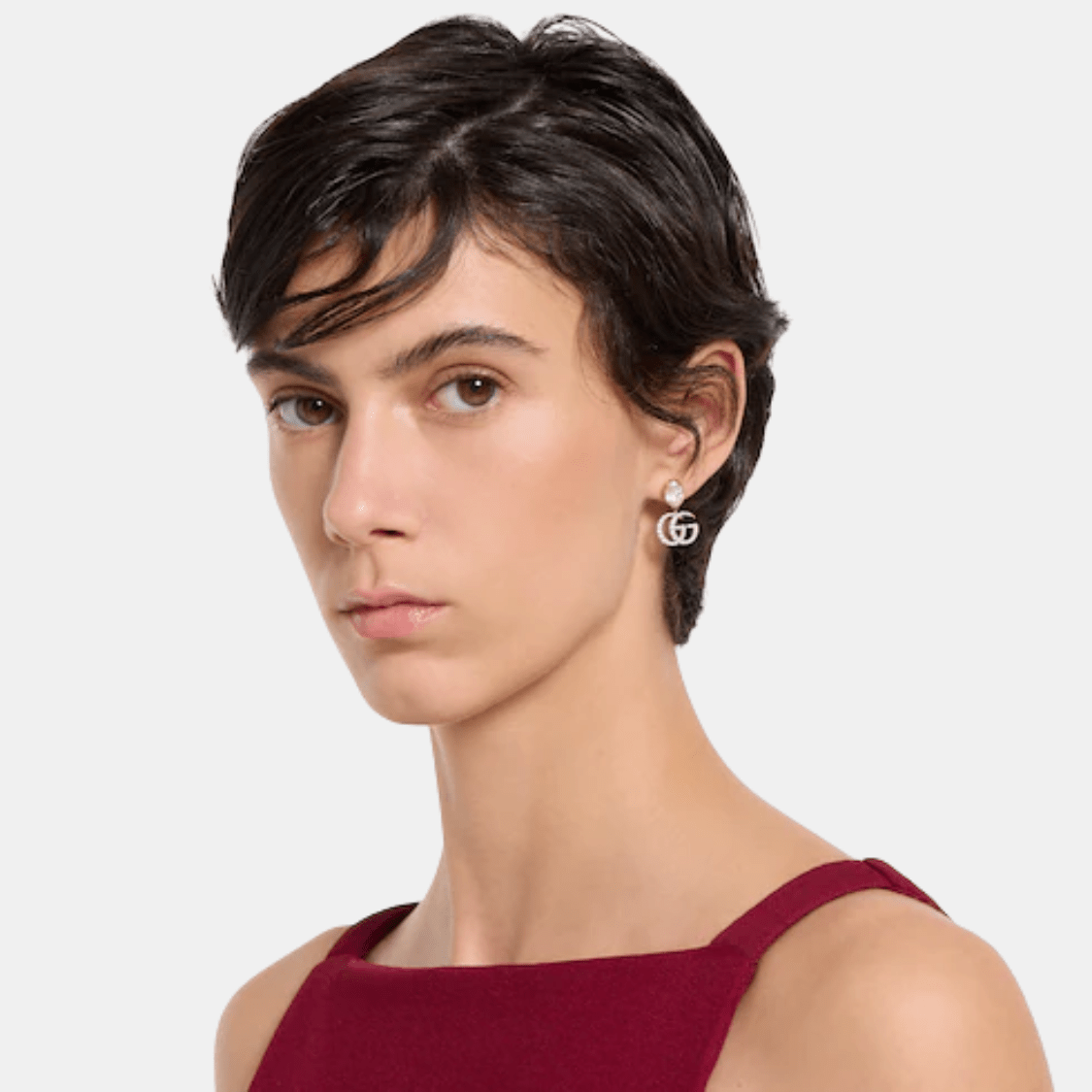 Gucci GG Marmont Crystal Earrings - DIVA ONLINE STORE