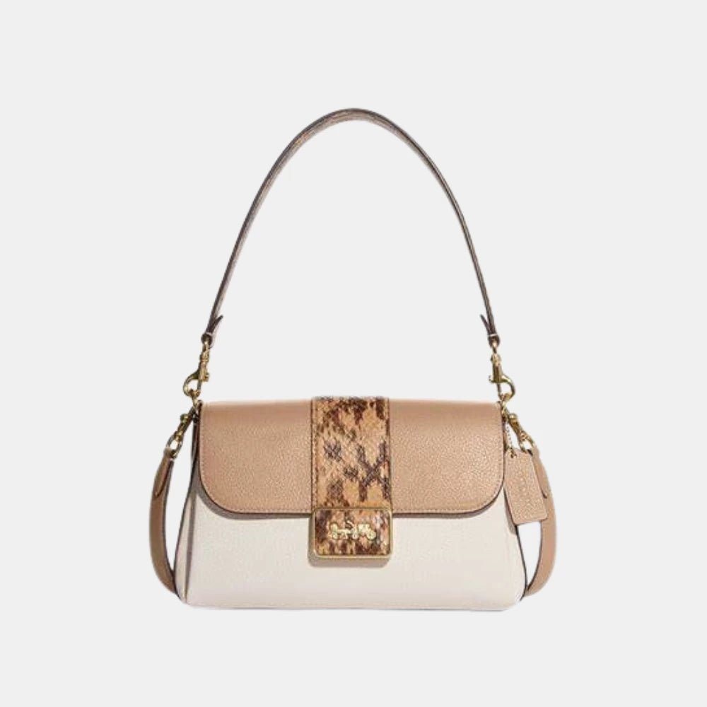 Coach Grace Shoulder Bag (Taupe Multi) - DIVA ONLINE STORE