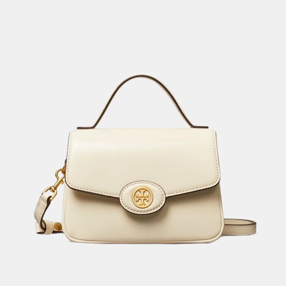 Tory Burch Small Robinson Spazzolato Top - Handle Bag - DIVA ONLINE STORE