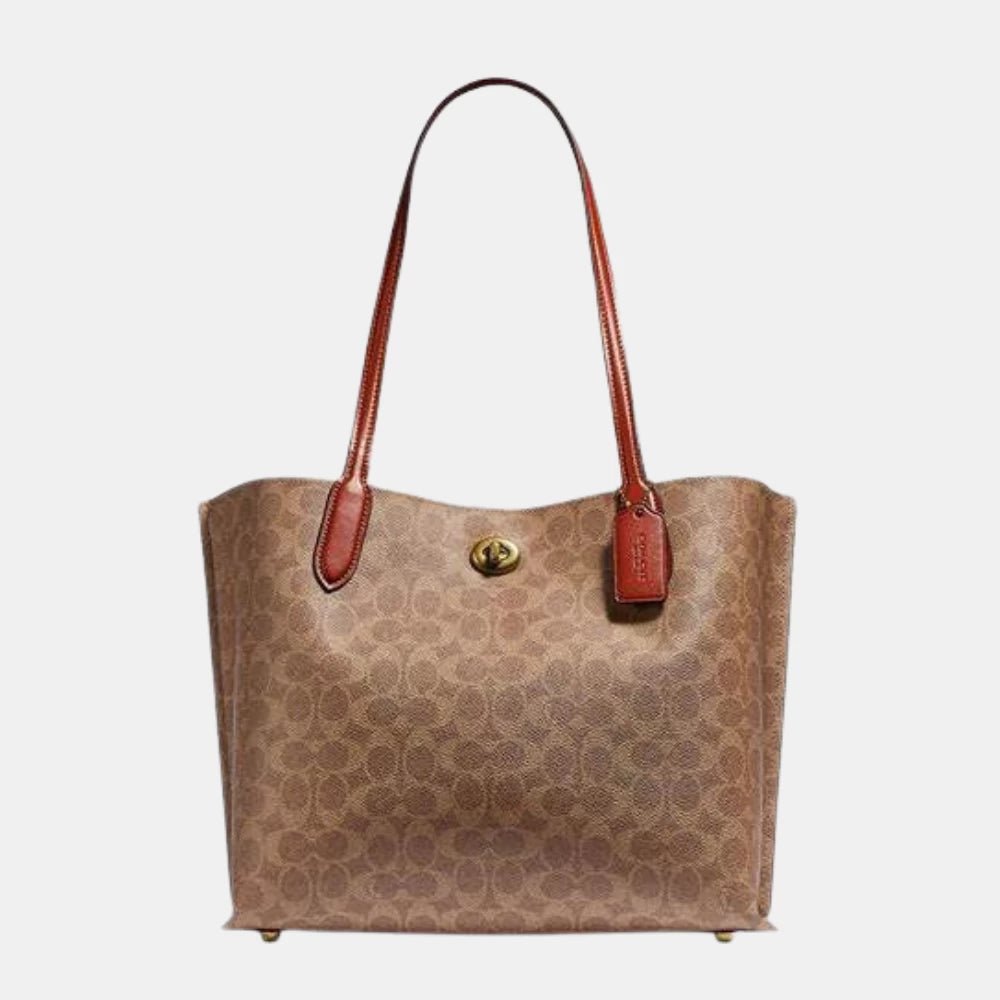 Coach Willow Tote In Signature Canvas - DIVA ONLINE STORE