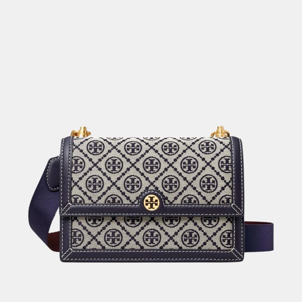 Tory Burch T Monogram Jacquard Shouder Bag - DIVA ONLINE STORE