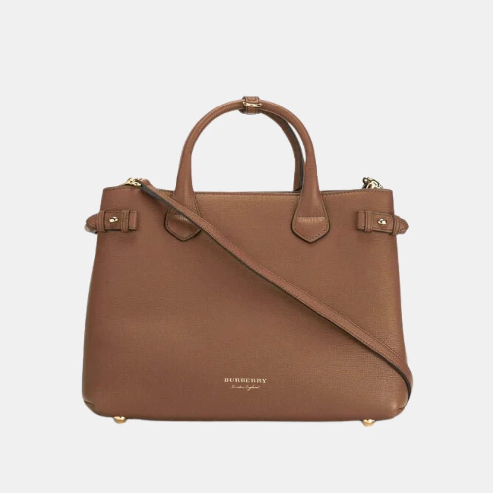 Burberry Medium Banner Tote Bag (Brown) - DIVA ONLINE STORE