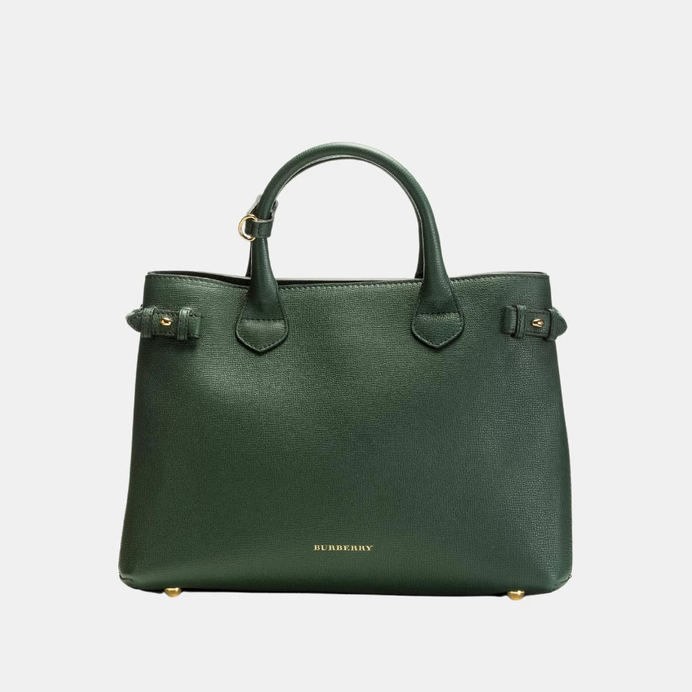 Burberry Medium Banner Tote Bag (Green) - DIVA ONLINE STORE