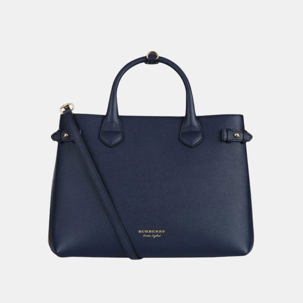 Burberry Medium Banner Tote Bag (Blue) - DIVA ONLINE STORE
