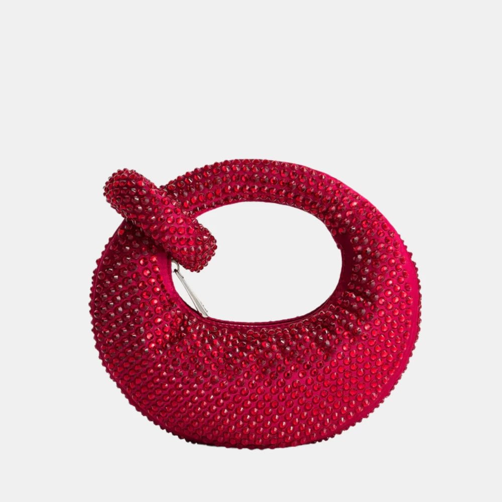 JW Pei Abacus Artificial Crystal Mini Top Handle Bag - DIVA ONLINE STORE