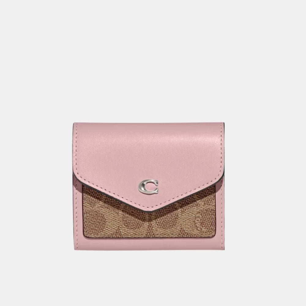 Coach Wyn Colorblock Signature Coated Canvas Small Wallet - DIVA ONLINE STORE