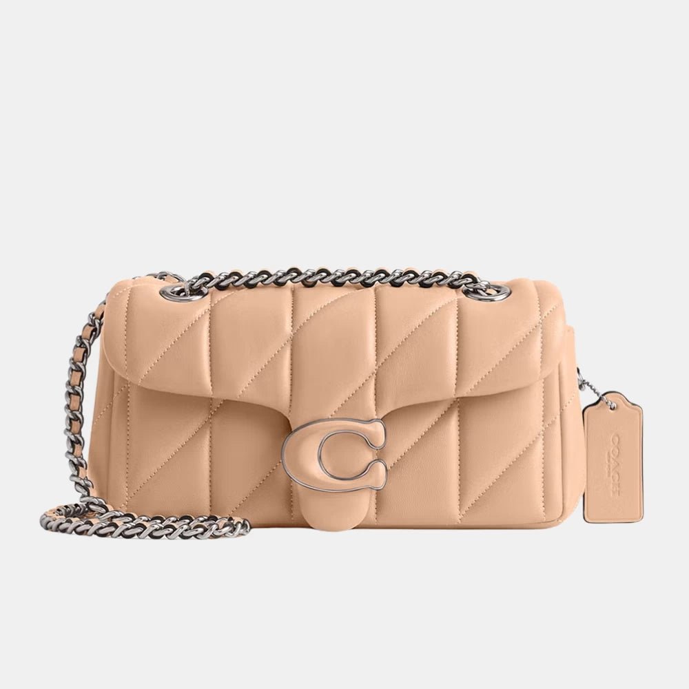 Coach Quilted Tabby Shoulder Bag (Buff) - DIVA ONLINE STORE