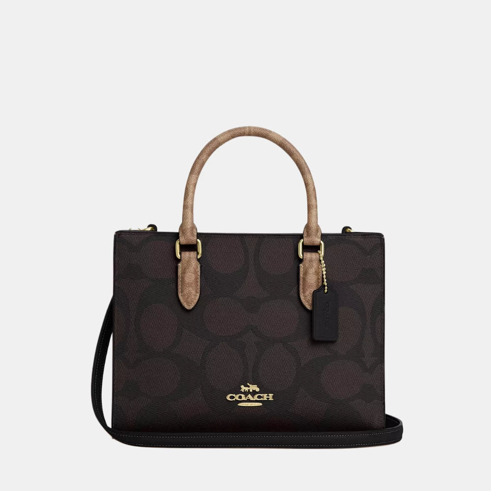 Coach Maggie Small Tote Bag In Blocked Signature Canvas - DIVA ONLINE STORE