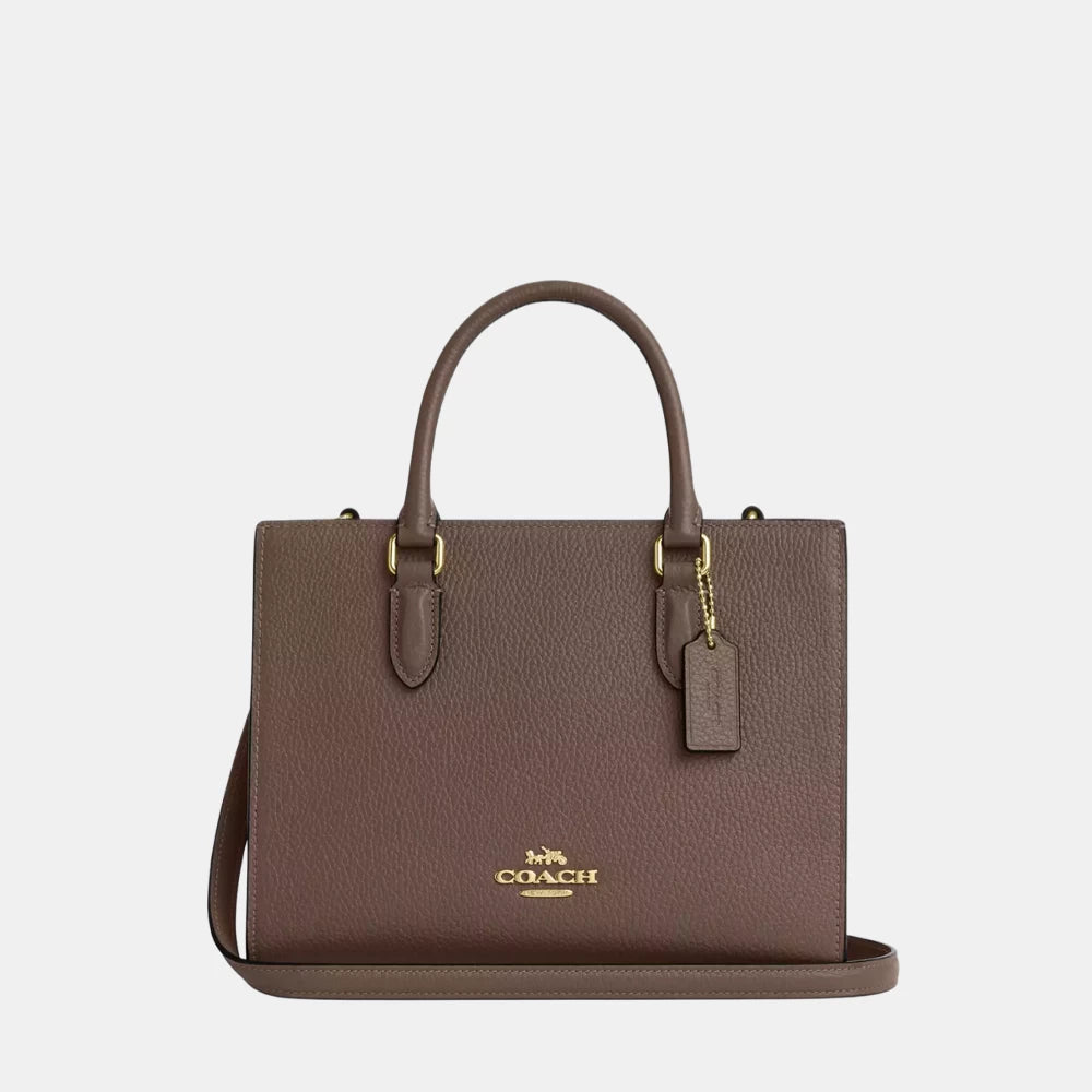 Coach Maggie Small Tote Bag (Dark Stone) - DIVA ONLINE STORE