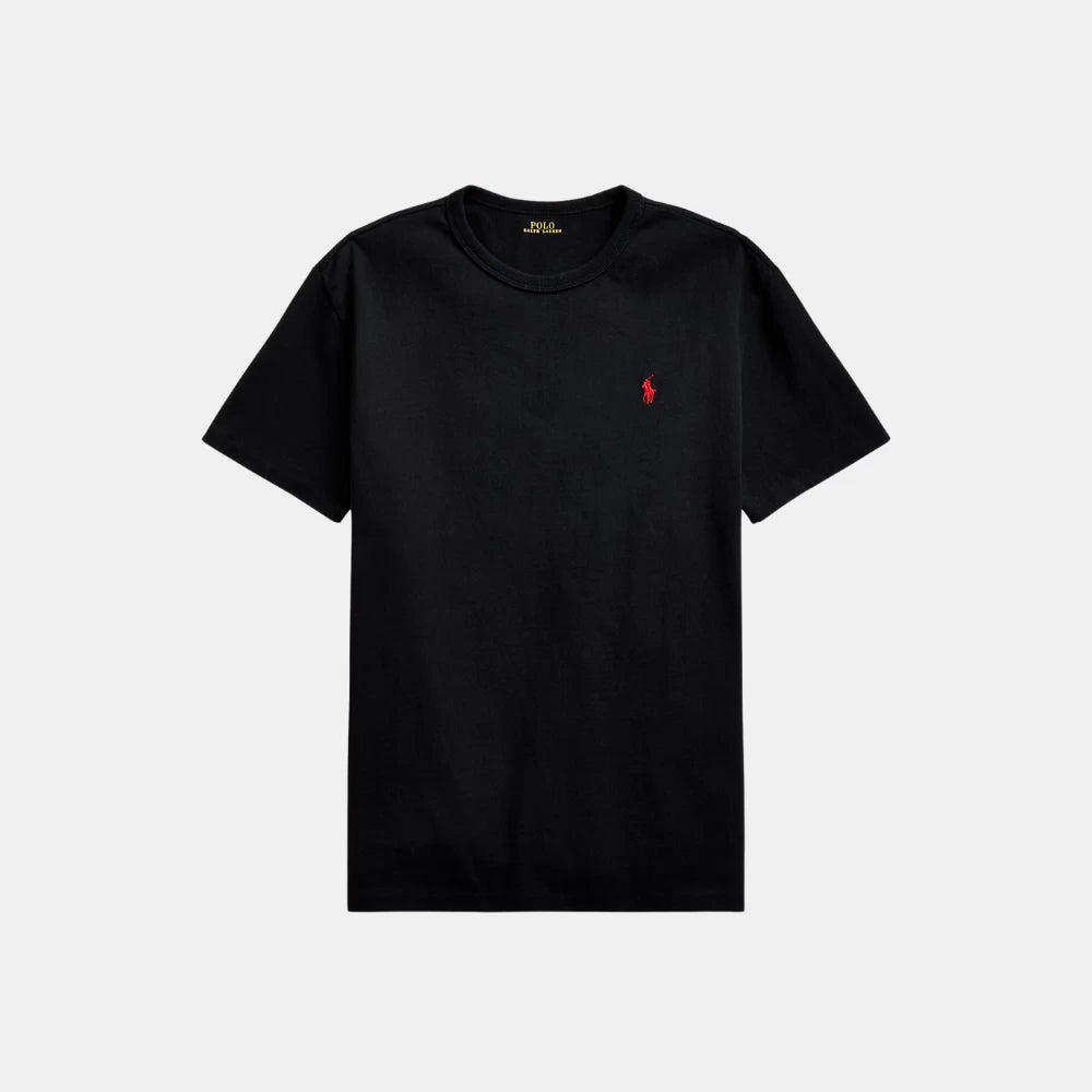 Ralph Lauren Classic Fit Heavyweight Black Jersey T-Shirt - DIVA ONLINE STORE