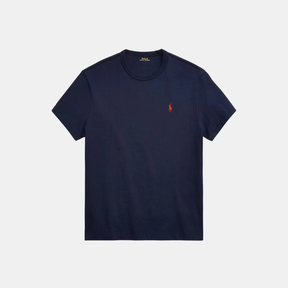 Ralph Lauren Classic Fit Heavyweight Navy Jersey T-Shirt - DIVA ONLINE STORE