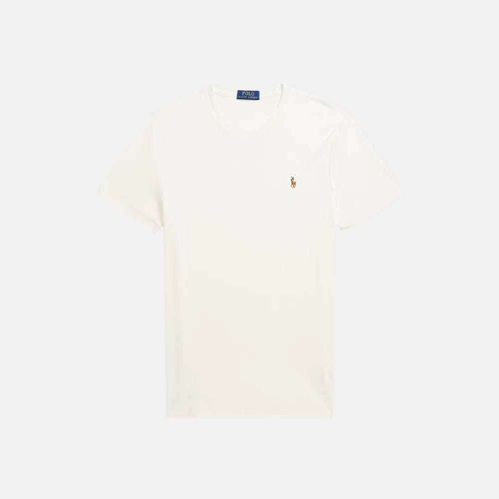 Ralph Lauren White Soft Cotton T-Shirt - DIVA ONLINE STORE