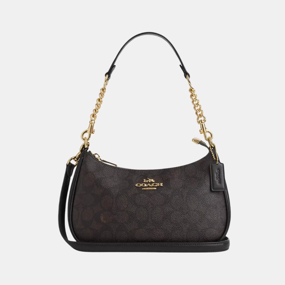 Coach Teri Shoulder Bag In Signature Canvas - DIVA ONLINE STORE
