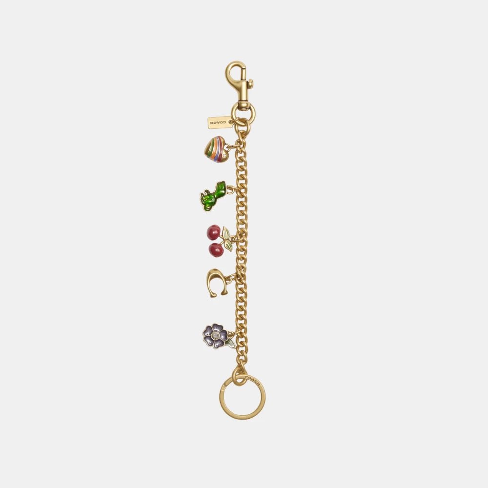 Coach Motif Chain Bag Charm - DIVA ONLINE STORE