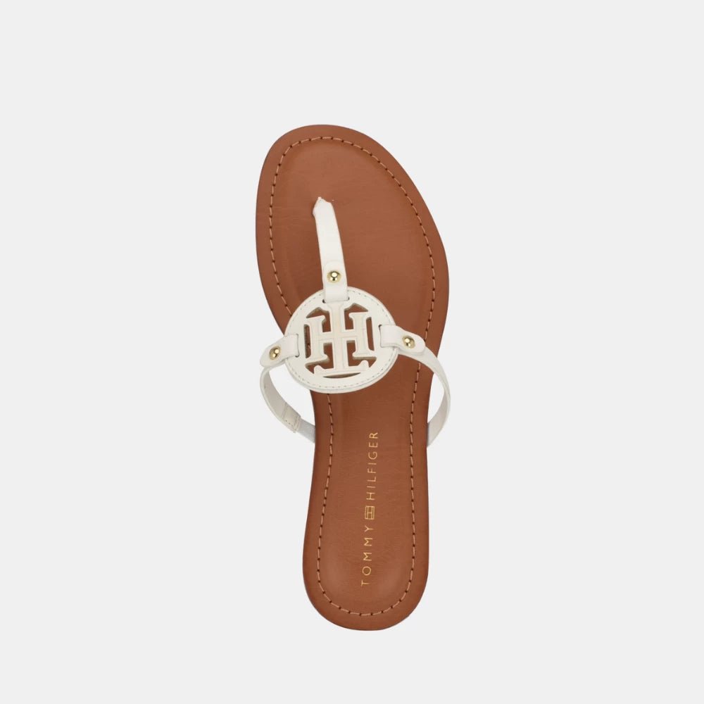 Tommy Hilfiger Litzy Logo T - Strap Flat Sandals - DIVA ONLINE STORE