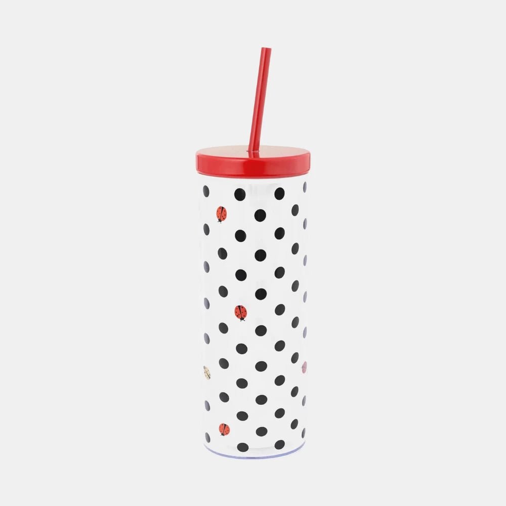 Kate Spade Acrylic Tumbler (Ladybug Dot) - DIVA ONLINE STORE