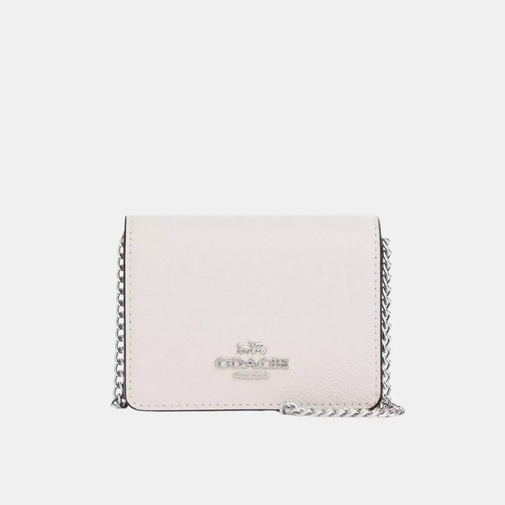 Coach Mini Wallet On A Chain (Chalk) - DIVA ONLINE STORE