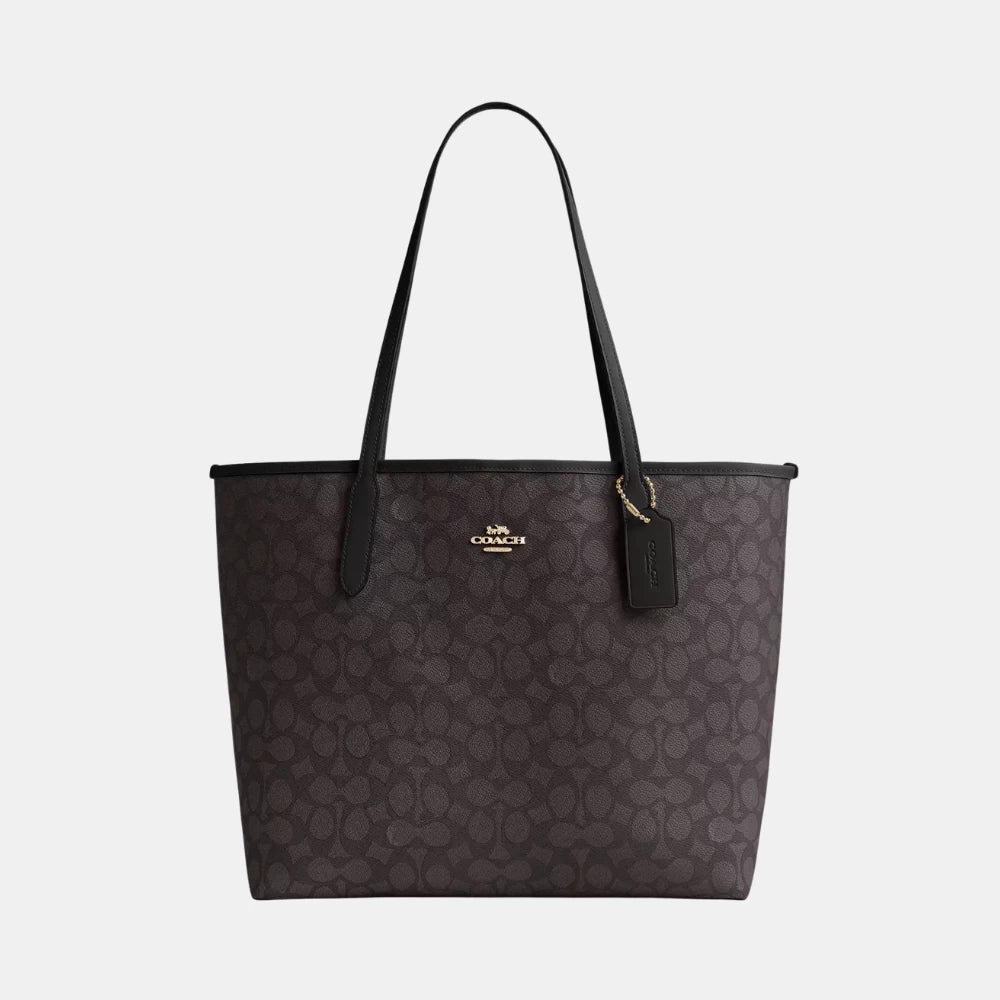 Coach City Tote In Signature Canvas - DIVA ONLINE STORE