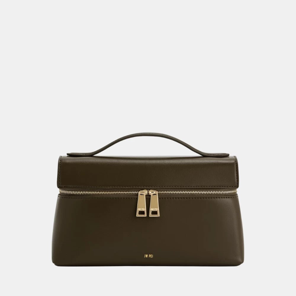JW Pei Thea Top Handle Bag (Dark Olive) - DIVA ONLINE STORE