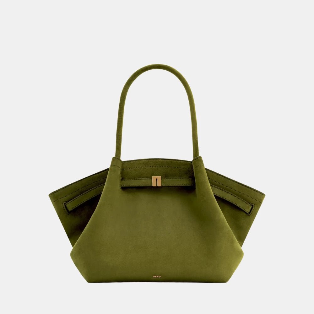 JW Pei Hana Medium Faux Suede Tote Bag - DIVA ONLINE STORE