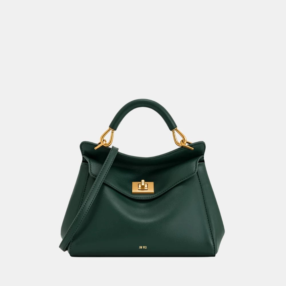 JW Pei Lucia Classic Top Handbag (Dark Green) - DIVA ONLINE STORE