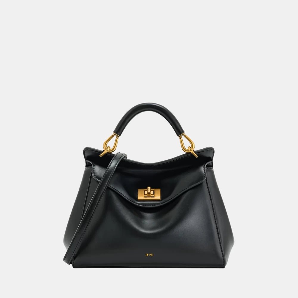 JW Pei Lucia Classic Top Handbag (Black) - DIVA ONLINE STORE