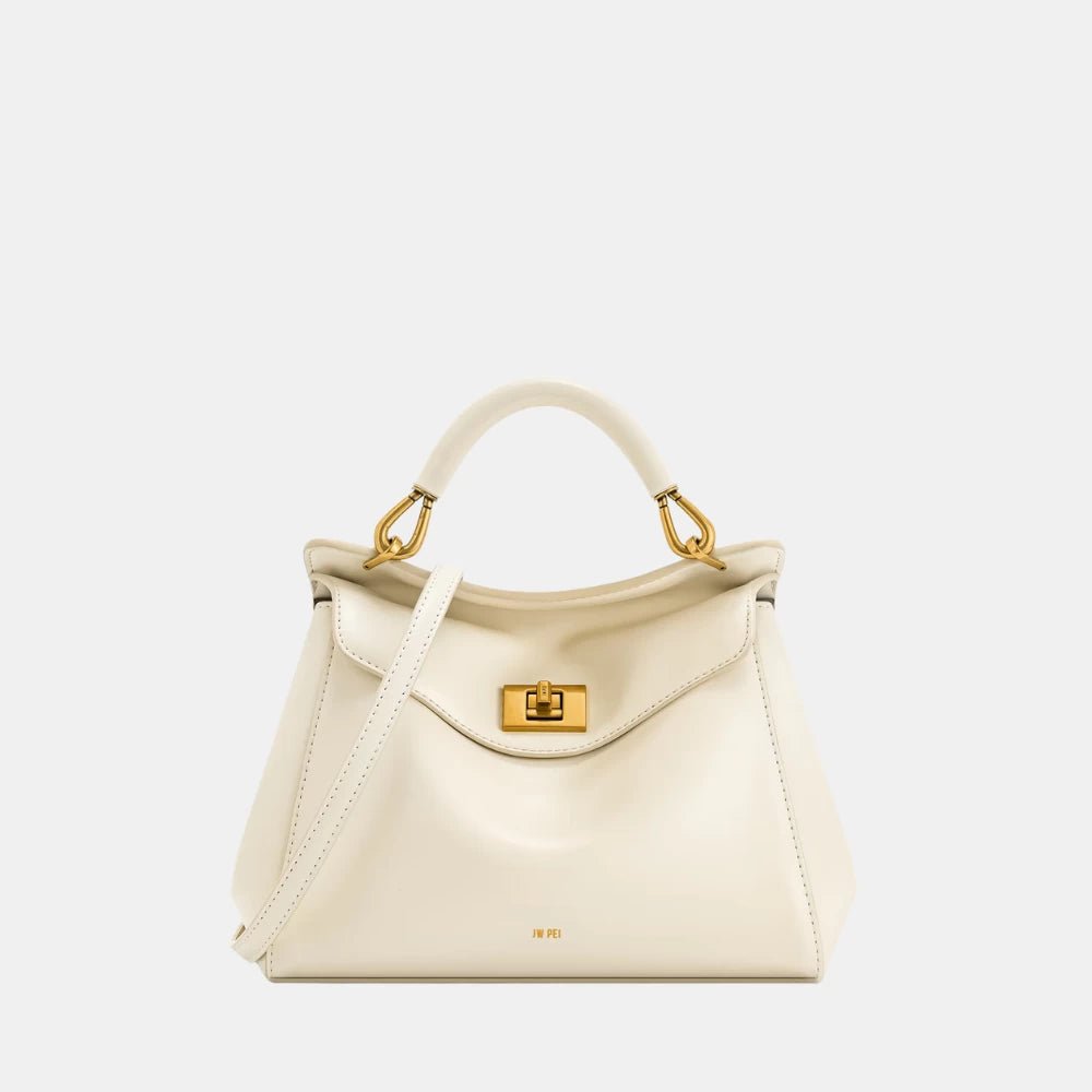 JW Pei Lucia Classic Top Handbag (White) - DIVA ONLINE STORE