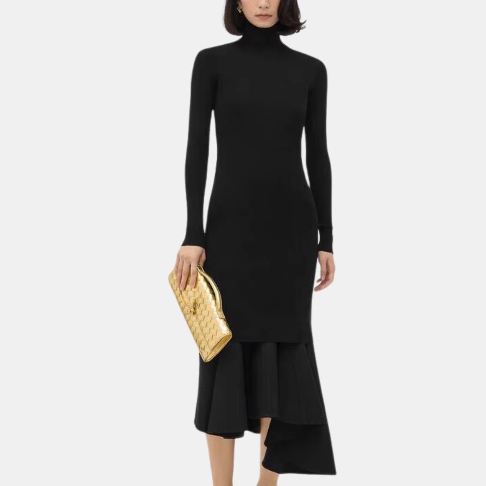 Bottega Veneta Long Clutch Andiamo in Gold - DIVA ONLINE STORE