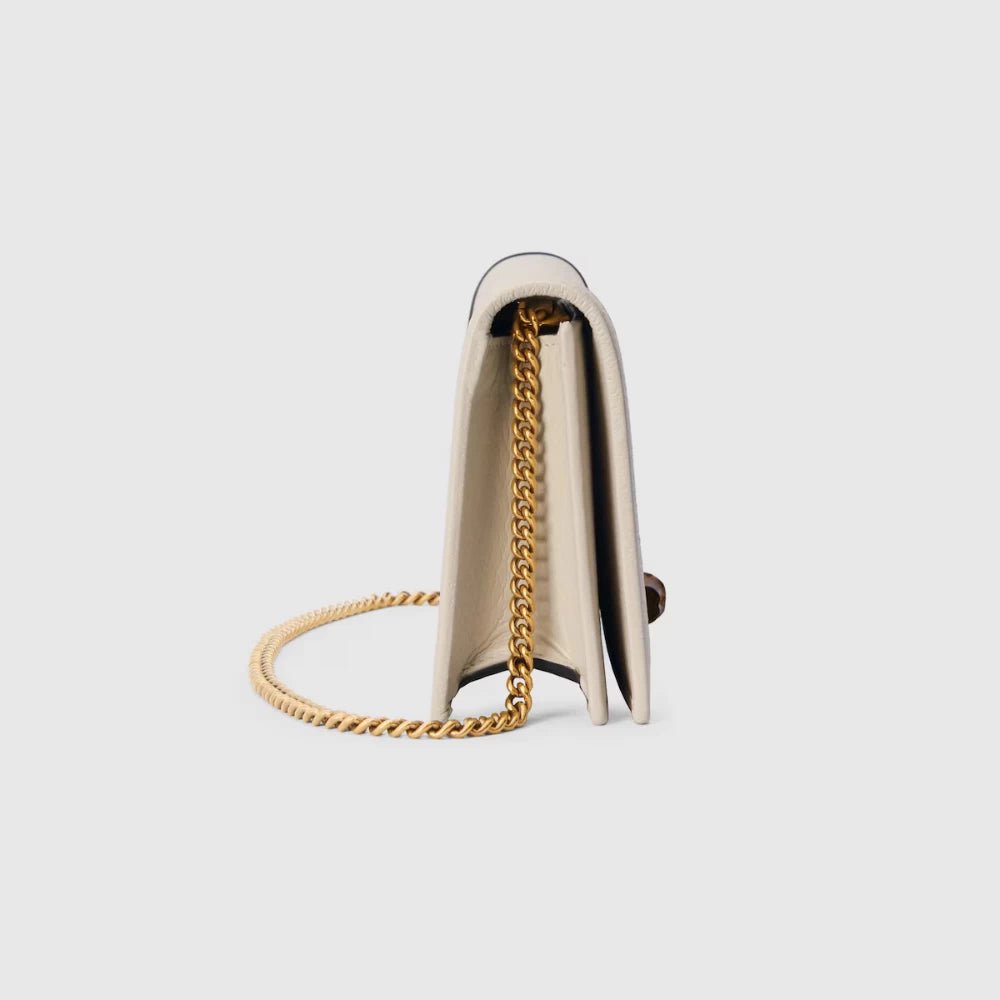 Gucci Diana Mini Bag With Bamboo (White) - DIVA ONLINE STORE