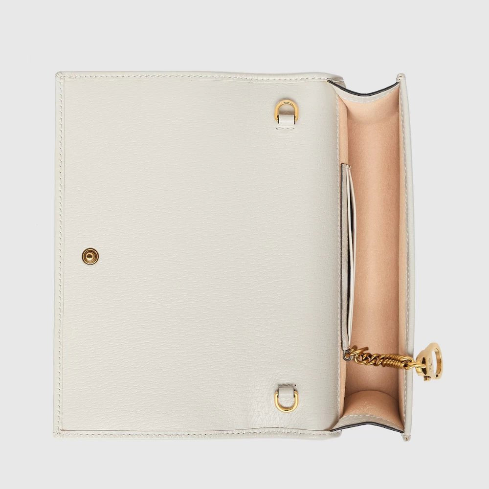 Gucci Diana Mini Bag With Bamboo (White) - DIVA ONLINE STORE