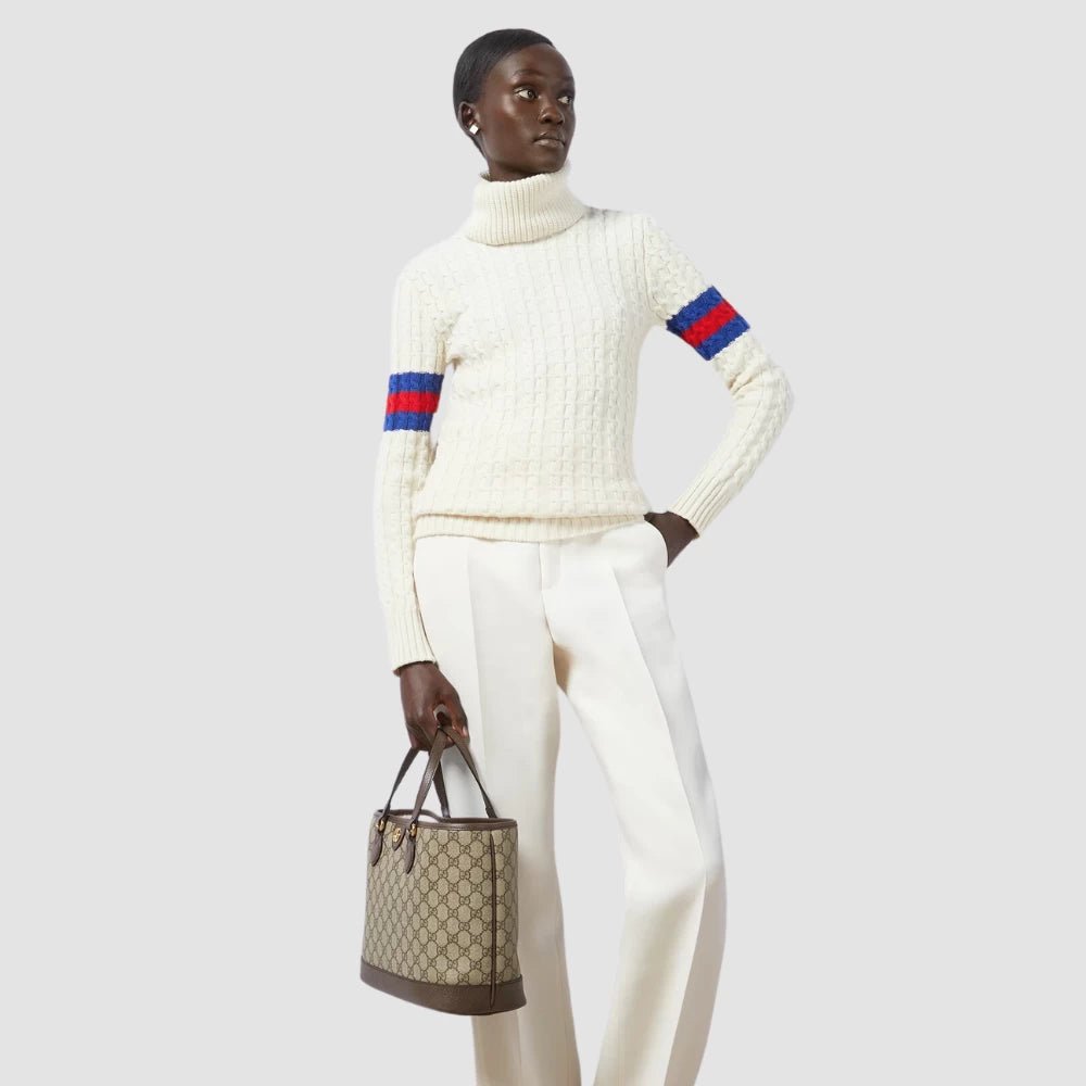 Gucci Ophidia Small Tote Bag (Brown/Beige) - DIVA ONLINE STORE