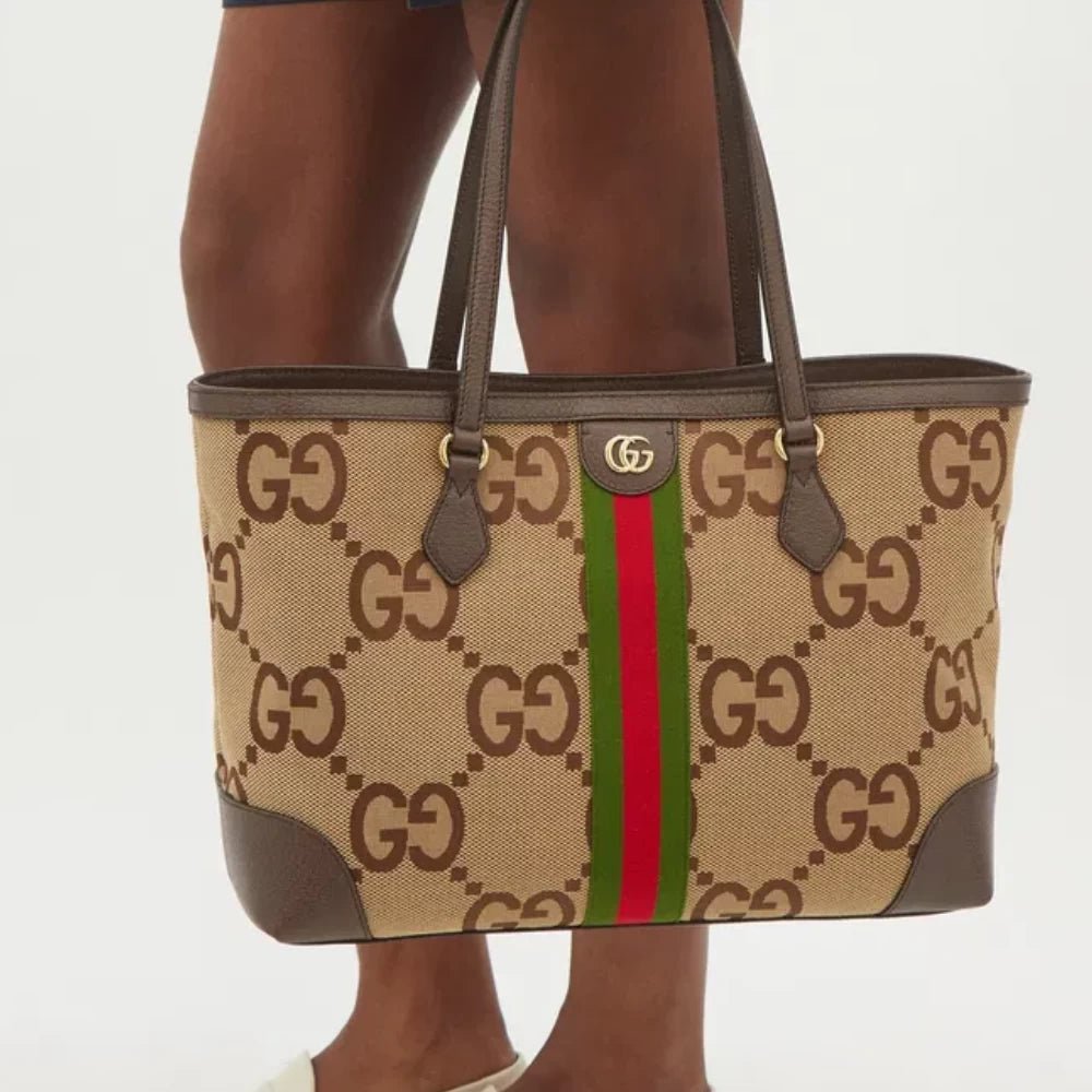 Gucci Ophidia Jumbo GG - Canvas Tote Bag - DIVA ONLINE STORE