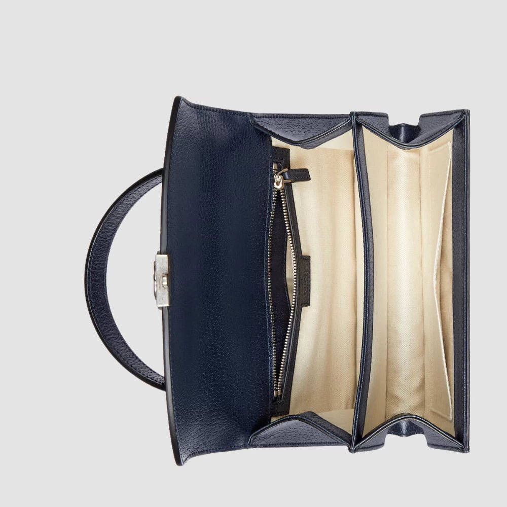 Gucci Ophidia Small Top Handle Bag (Beige/Blue) - DIVA ONLINE STORE