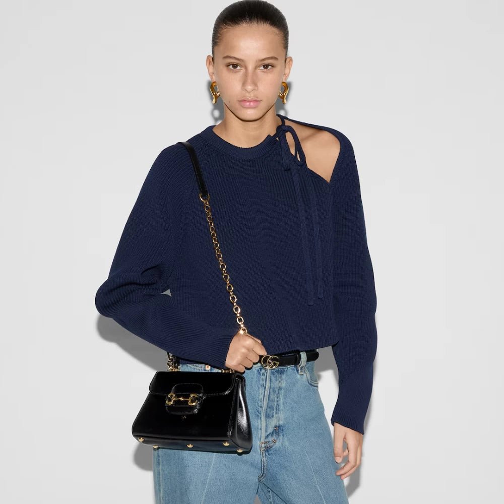 Gucci Horsebit 1955 Mini Top Handle Bag (Black) - DIVA ONLINE STORE