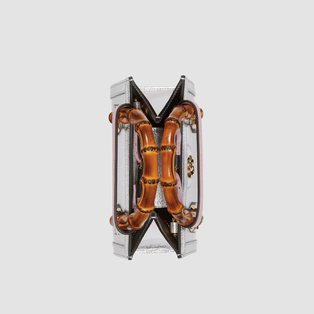 Gucci Diana Mini Tote Bag (Silver) - DIVA ONLINE STORE