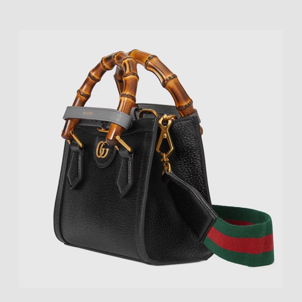 Gucci Diana Mini Tote Bag (Black) - DIVA ONLINE STORE
