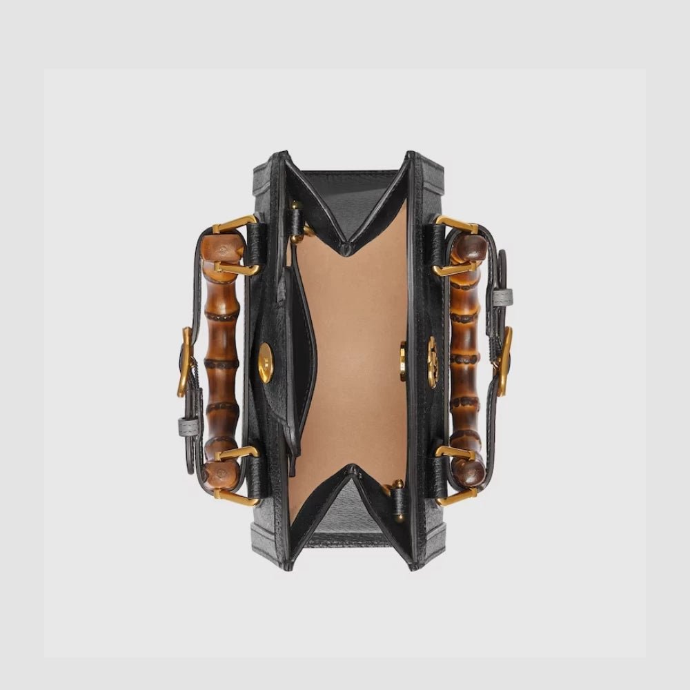 Gucci Diana Mini Tote Bag (Black) - DIVA ONLINE STORE