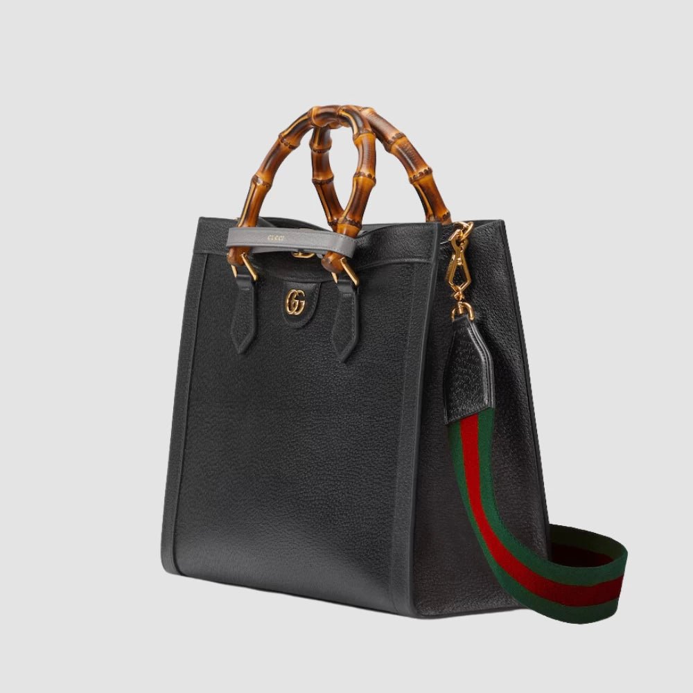 Gucci Diana Medium Tote Bag (Black) - DIVA ONLINE STORE