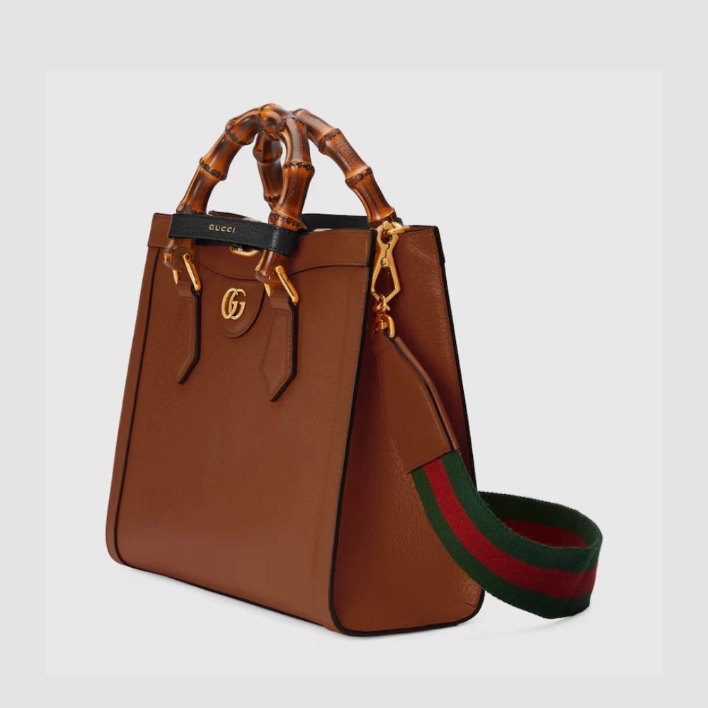 Gucci Diana Small Tote Bag (Brown) - DIVA ONLINE STORE