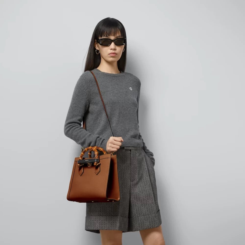 Gucci Diana Small Tote Bag (Brown) - DIVA ONLINE STORE
