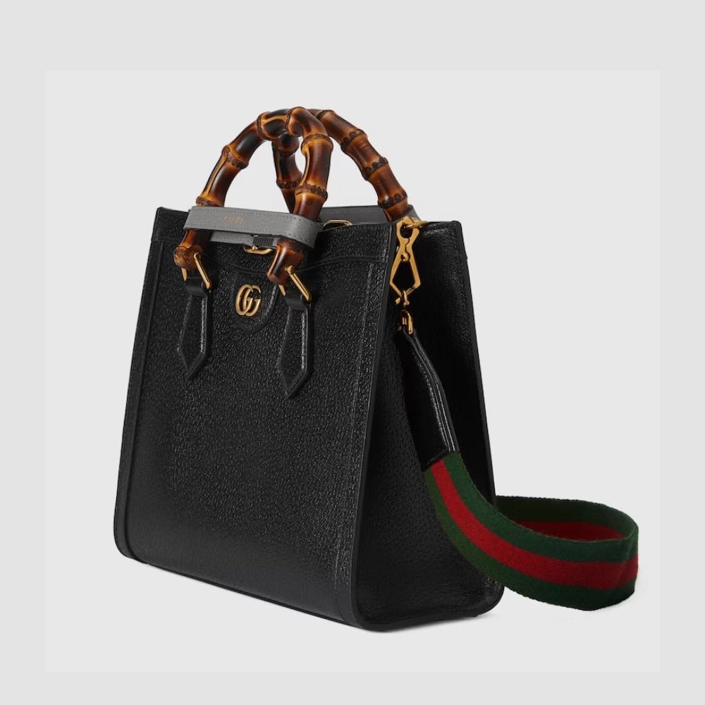Gucci Diana Small Tote Bag (Black) - DIVA ONLINE STORE