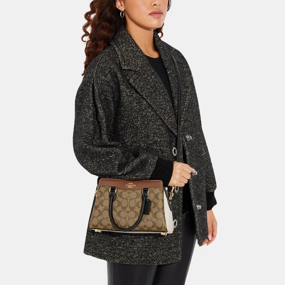 Coach Mini Darcie Carryall in Colorblock Signature Canvas - DIVA ONLINE STORE