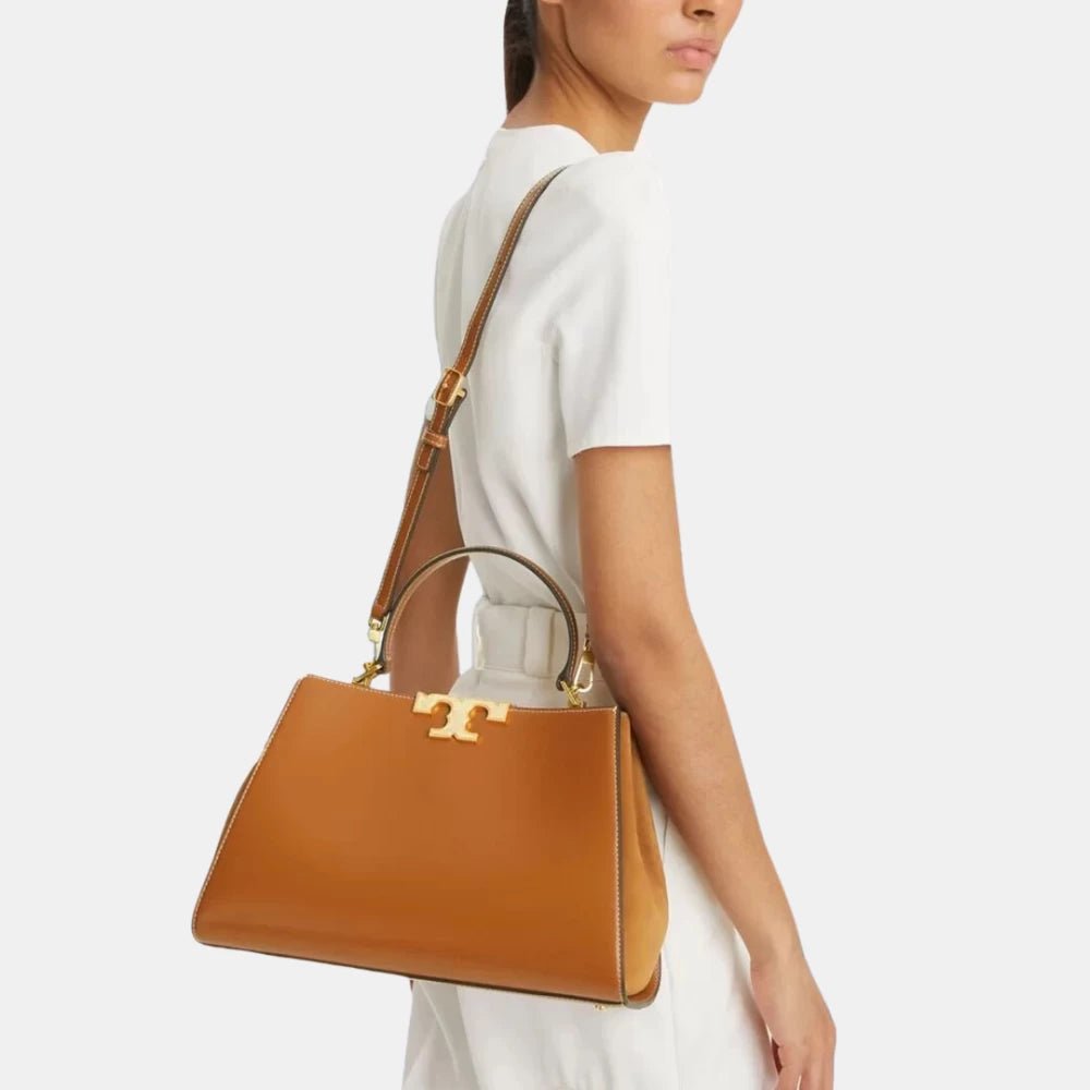 Tory Burch Eleanor Satchel Bag (Malt Whiskey) - DIVA ONLINE STORE